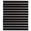 Oven harjasulku 12 pcs kierteellinen Ruskea 100 cm Alumiiniseos