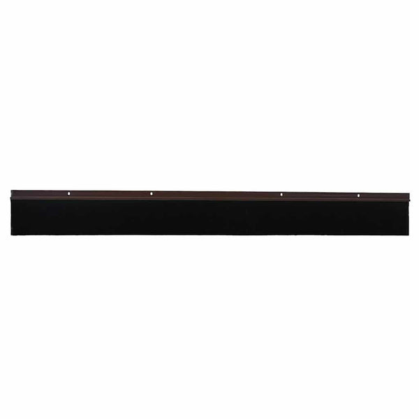 Kierteellinen harjasulku 12 osaa oven Ruskea 100 cm Alumiiniseos