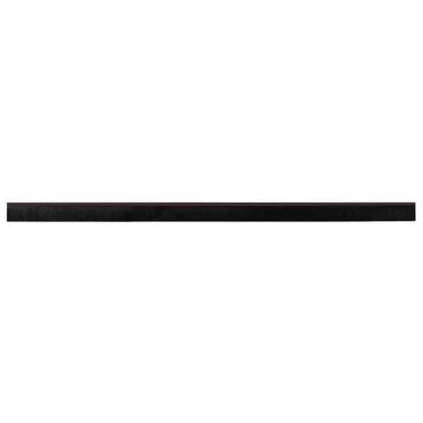 Kierteellinen harjasulku 6 pcs oven Ruskea 100 cm Alumiiniseos