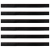 6 pcs Kierteellinen harjasulku oven Ruskea 100 cm Alumiiniseos