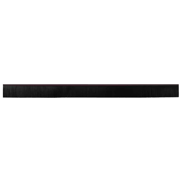 6 pcs Kierteellinen harjasulku oven Ruskea 100 cm Alumiiniseos