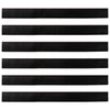 Oven kierteellinen harjasulku 6 pcs Ruskea 100 cm Alumiiniseos