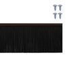 Oven kierteellinen harjasulku 6 pcs Ruskea 100 cm Alumiiniseos