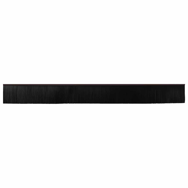 Oven kierteellinen harjasulku 12 kpl Ruskea 100 cm Alumiiniseos