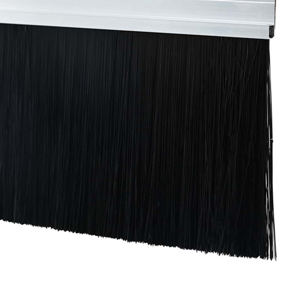 2 kpl itsekiinnittyviä oven harjatiivisteitä Hopea 100 cm