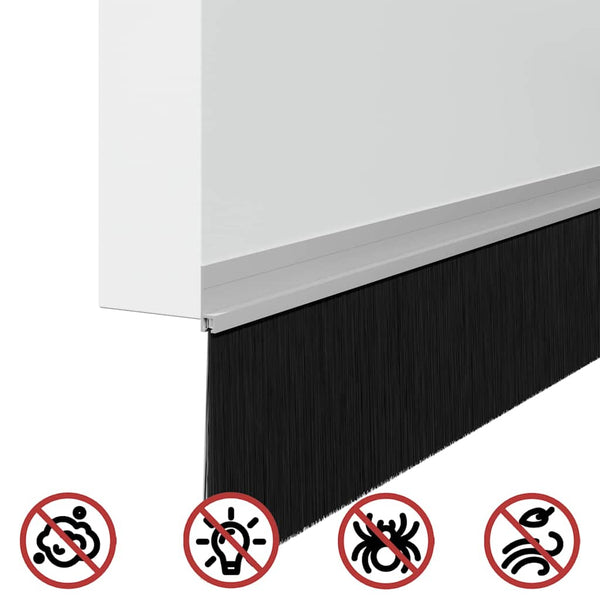 6 kpl Hopea oven harjatiivisteitä itsekiinnittyviä 100 cm