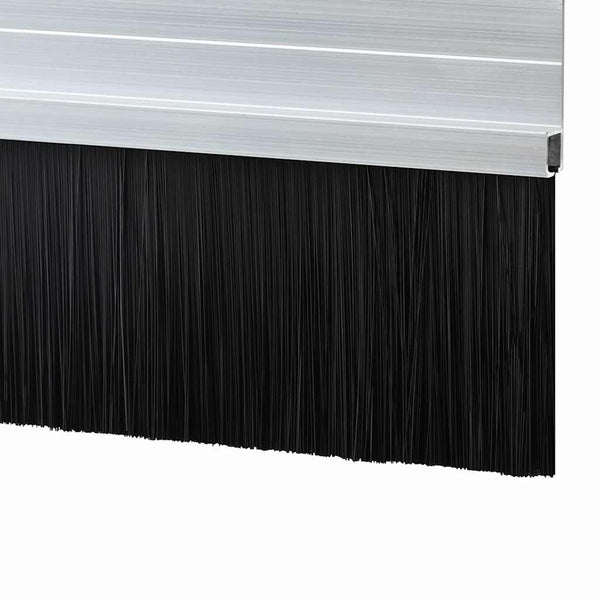 Oven harjatiivisteet 100 cm 12 pcs itsekiinnittyvät Hopea