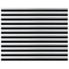 Oven harjatiivisteet 100 cm 12 pcs itsekiinnittyvät Hopea