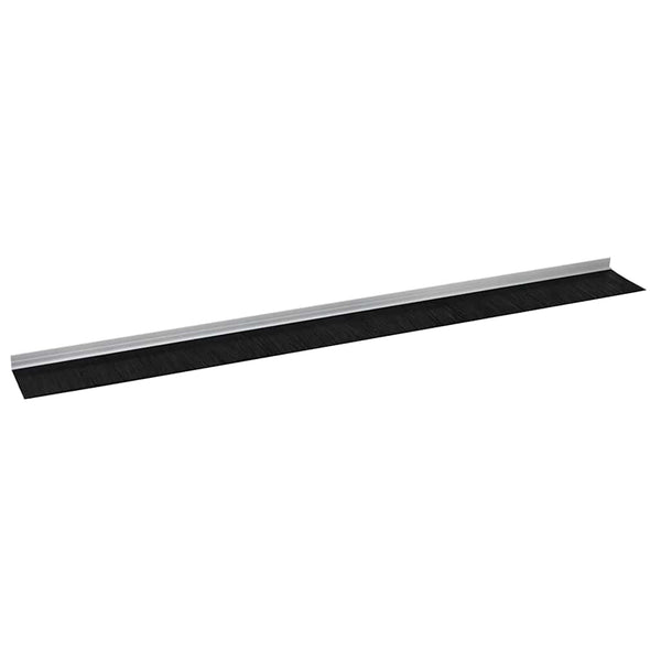 Hopeiset itsekiinnittyvät oven harjatiivisteet 6 kpl 100 cm