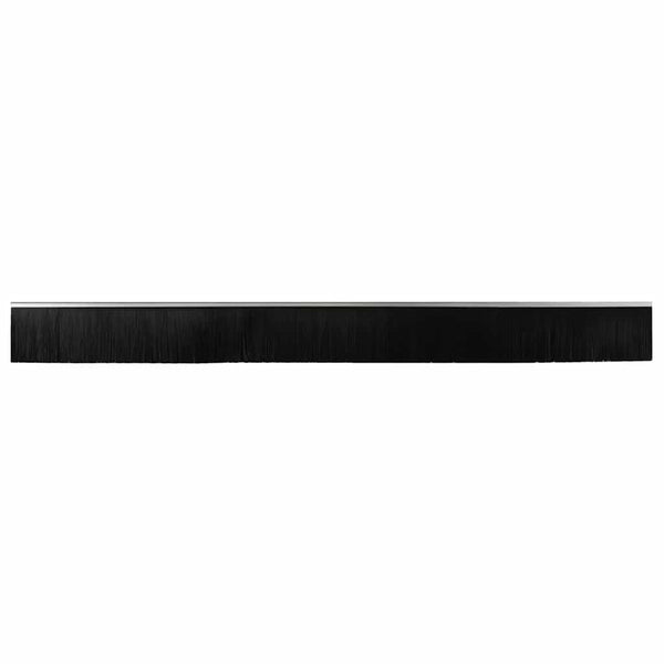 Itsekiinnittyvät oven harjatiivisteet 12 kpl 100 cm Hopea