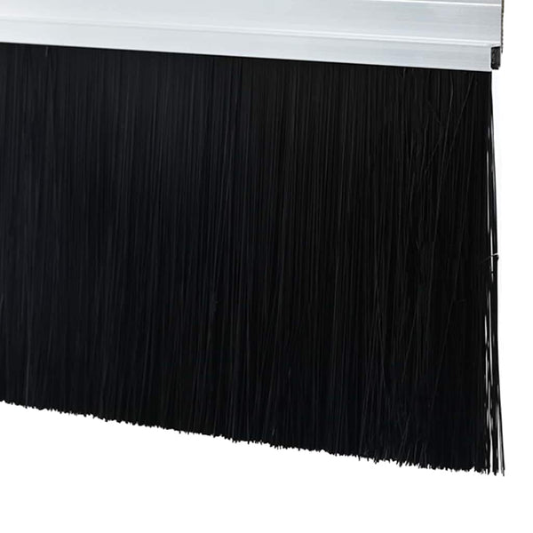 2 osaa oven harjasulku kierteellinen Hopea 100 cm Alumiiniseos