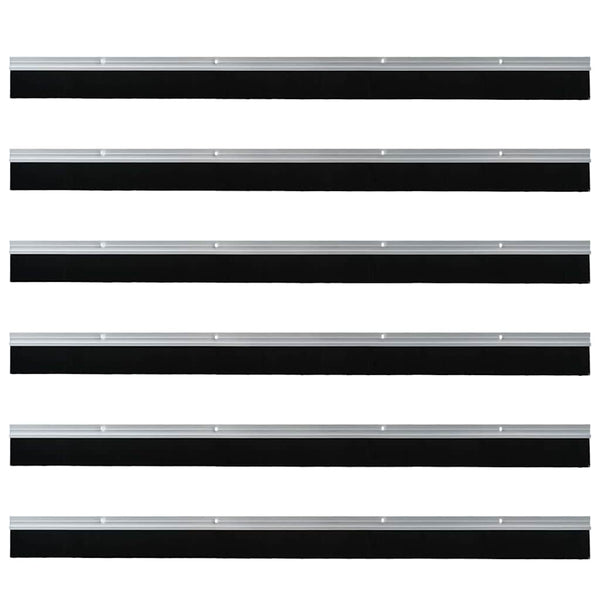 6 kpl Hopea kierteellinen oven harjasulku 100 cm Alumiiniseos
