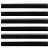Oven harjasulku 6 pcs 100 cm Alumiiniseos kierteellinen Hopea