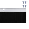Oven harjasulku 6 pcs 100 cm Alumiiniseos kierteellinen Hopea