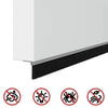 Kierteellinen harjasulku oven 2 kpl 100 cm Hopea Alumiiniseos