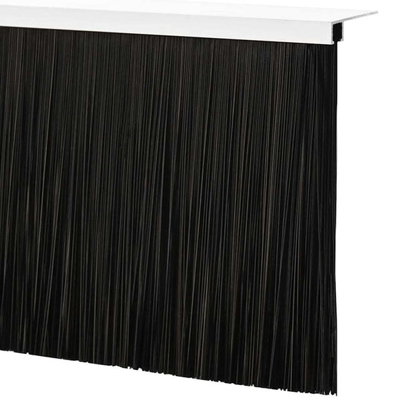 Hopeinen kierteellinen oven harjasulku 2 kpl 100 cm Alumiiniseos