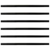 Alumiiniseos 100 cm oven harjasulku kierteellinen 6 pcs Hopea