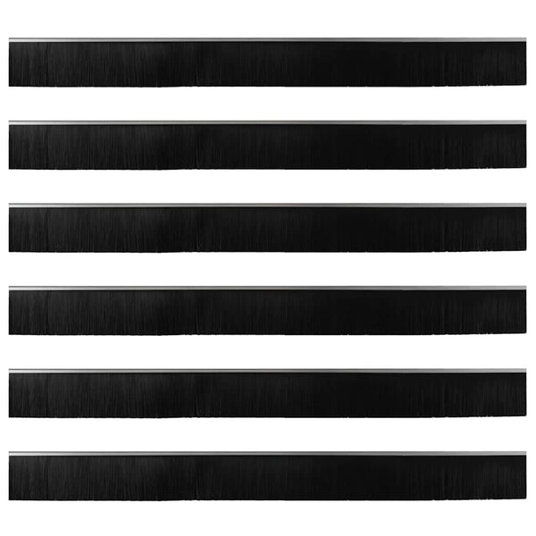 Oven harjasulku kierteellinen 6 pcs 100 cm Hopea Alumiiniseos