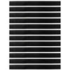 Oven harjasulku kierteellinen 12 pcs Alumiiniseos 100 cm Hopea
