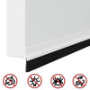 Valkoinen itsekiinnittyvä oven harjatiiviste 2 kpl 100 cm