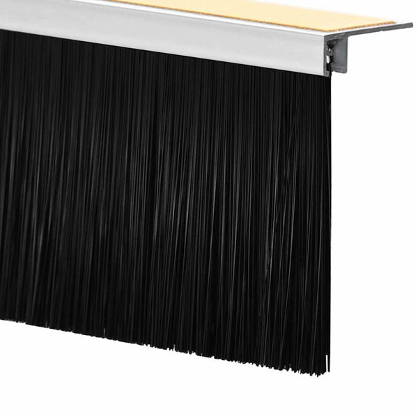 100 cm itsekiinnittyvät oven harjatiivisteet 12 kpl valkoisina