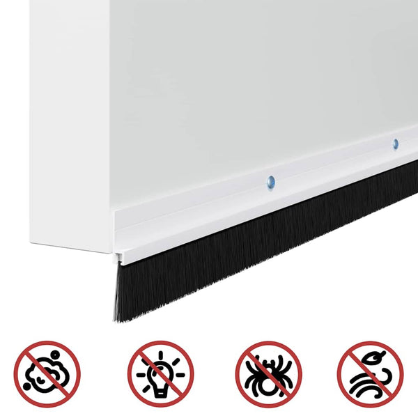 100 cm Valkoinen oven harjasulku 2 kpl kierteellinen