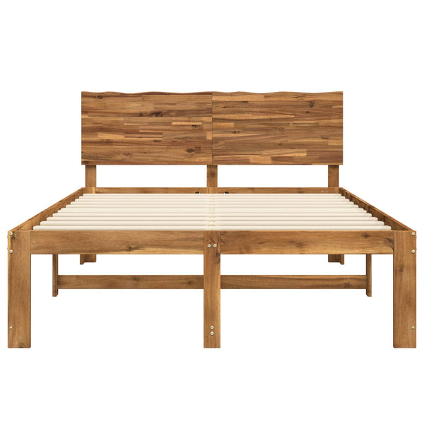 Parivuodekehys päädyn kanssa ROSTOCK Luonnollinen 140 x 200 cm