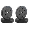 Painolevyt 4 pcs Musta Ø 21 x 3.8 cm