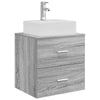 Kylpyhuoneen kaappisetti 3 kpl Harmaa Sonoma 129 x 41 x 79,5 cm