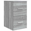Kylpyhuoneen kaappisetti 3 kpl Harmaa Sonoma 129 x 41 x 79,5 cm