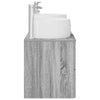 Kylpyhuonekalustesetti 3 kpl Harmaa Sonoma 49,5 x 44,5 x 66 cm