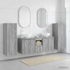 Kylpyhuonekalustesetti 5 kpl Harmaa Sonoma 33 x 34,5 x 100 cm