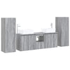 Kylpyhuonekalustesetti 5 kpl Harmaa Sonoma 33 x 34,5 x 100 cm