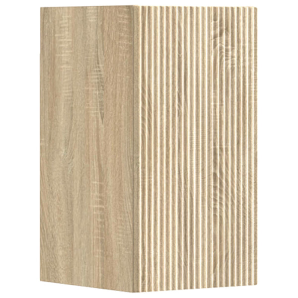 Kylpyhuonekalustesetti 3 kpl Sonoma-tammi 33 x 34,5 x 160 cm