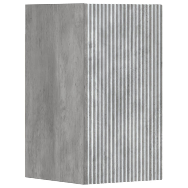 Kylpyhuonekalustesetti 3 kpl Betoninharmaa 33 x 34,5 x 160 cm