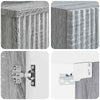 Kylpyhuonekalustesetti 2 kpl Harmaa Sonoma 33 x 34,5 x 100 cm
