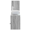 Kylpyhuonekalustesetti 2 kpl Harmaa Sonoma 33 x 34,5 x 100 cm