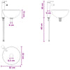 Kylpyhuonekalustesetti 2 kpl Betoninharmaa 33 x 34,5 x 100 cm