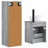 Kylpyhuonekalustesetti 2 kpl Harmaa Sonoma 33 x 34,5 x 100 cm