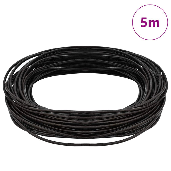 Nahkanyöri 1 Tumma ruskea Ø1 mm x 5 m Nahka