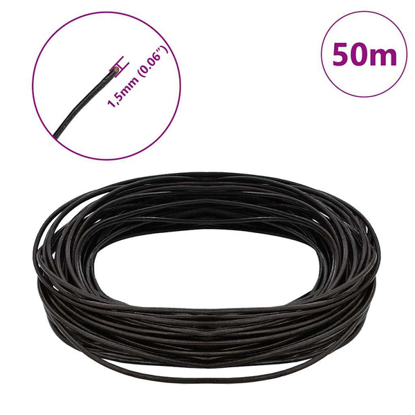 Nahkanyöri 1 Tumma ruskea Ø1,5 mm x 50 m Nahka