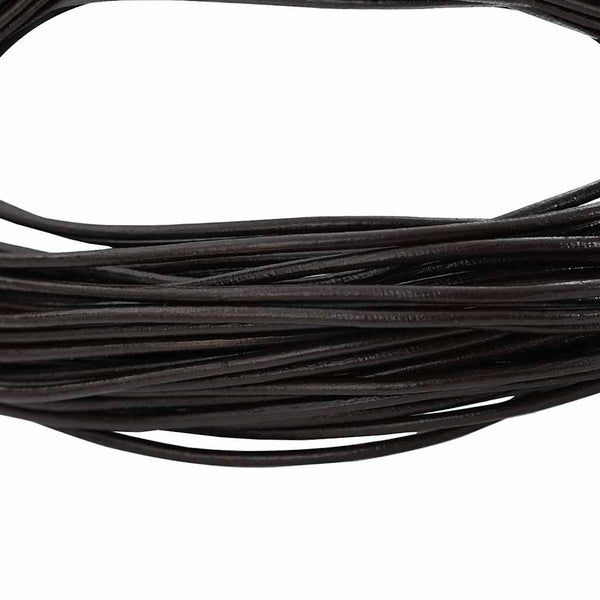 Nahkanyöri 1 Tumma ruskea Ø2 mm x 10 m Nahka
