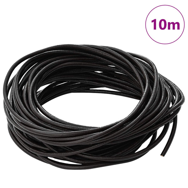Nahkanyöri 1 Tumma ruskea Ø2,5 mm x 10 m Nahka