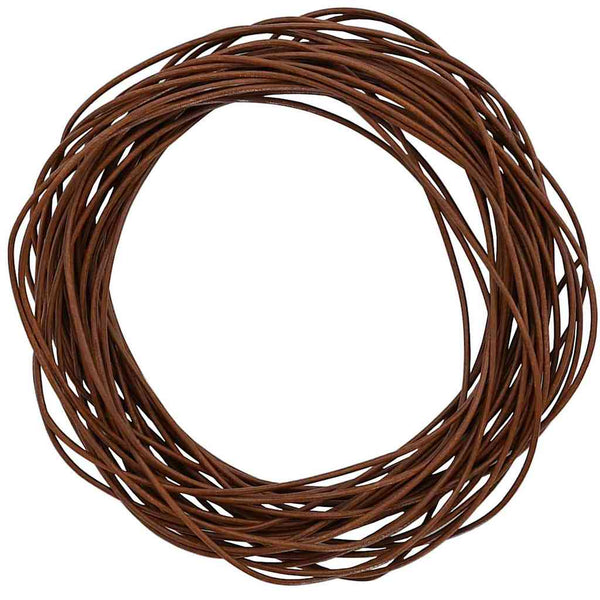 Nahkanyöri 1 Vaaleanruskea Ø1 mm x 5 m Nahka