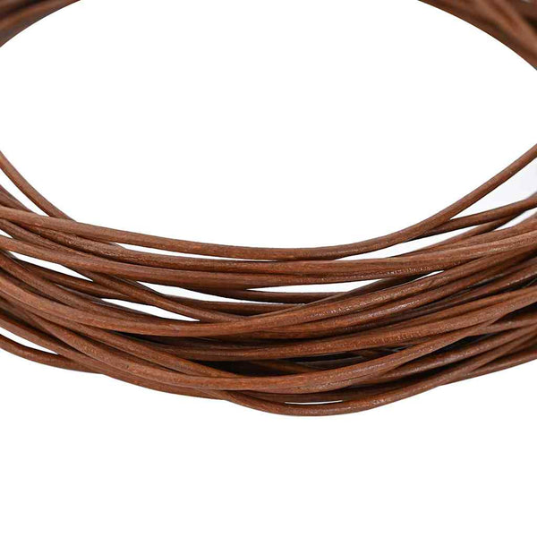 Nahkanyöri 1 Vaaleanruskea Ø1,5 mm x 5 m Nahka