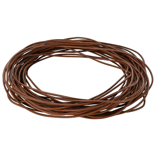 Nahkanyöri 1 Vaaleanruskea Ø1,5 mm x 50 m Nahka