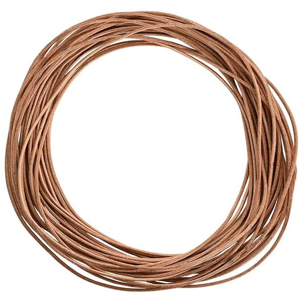 Nahkanyöri 1 Ruskea Ø1 mm x 50 m Nahka