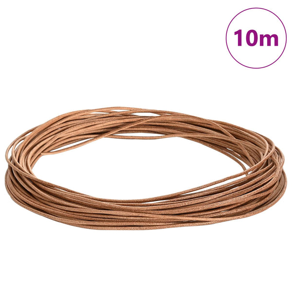 Nahkanyöri 1 Ruskea Ø2 mm x 10 m Nahka