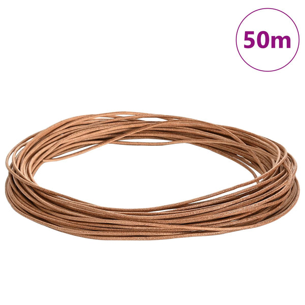 Nahkanyöri 1 Ruskea Ø2,5 mm x 5 m Nahka