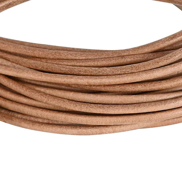 Nahkanyöri 1 Ruskea Ø3 mm x 50 m Nahka